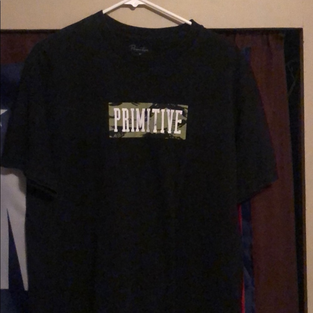 Primitive Camo Box Logo Shirt